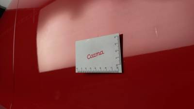 2018 KIA PICANTO imperfections