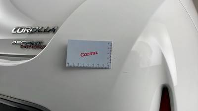 2012 TOYOTA COROLLA imperfections